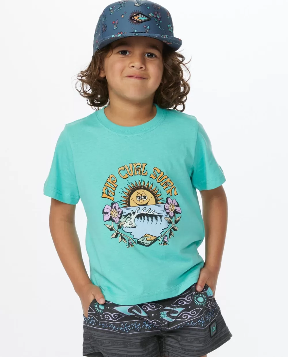 Rip Curl VESTUARIOPARA RAPAZ | Tops e t-shirts>T-shirt De Manga Curta Mystic Waves Art Rapaz