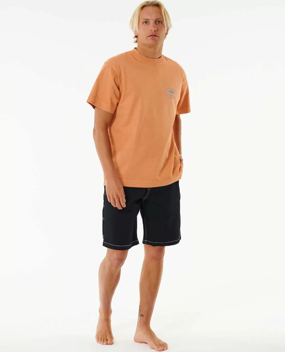 Rip Curl T-shirts e manga cava | Quality Surf Products>T-shirt De Manga Curta Oval Quality Surf Products Black