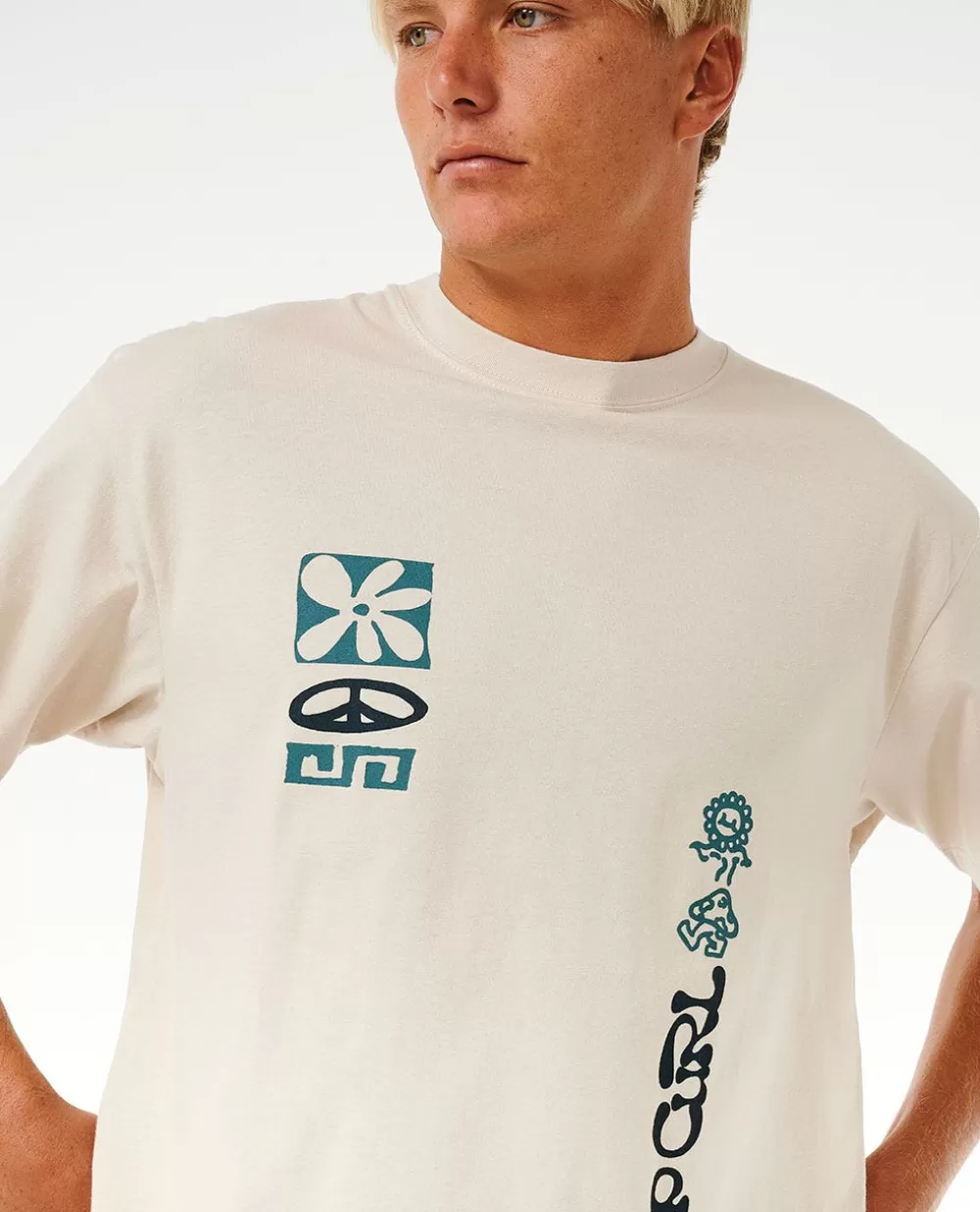 Rip Curl Vestuário | T-shirts e manga cava>T-shirt De Manga Curta "Salt Water Culture Power Plants