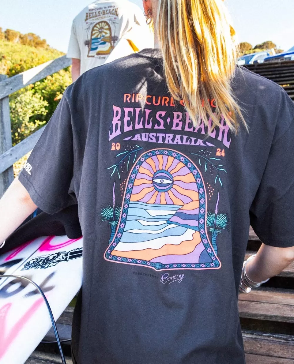 Rip Curl Vestuário | T-shirts e manga cava>T-shirt De Manga Curta Pro Bells Beach 2024 Line Up