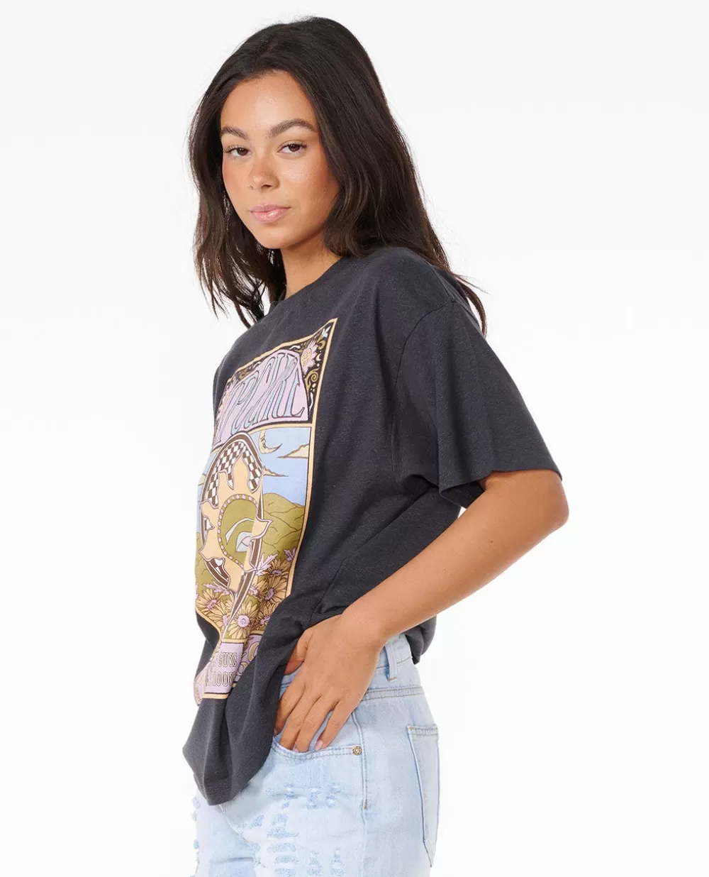 Rip Curl VESTUÁRIO | T-shirts e manga cava>T-shirt De Manga Curta Sun Club Heritage 8222