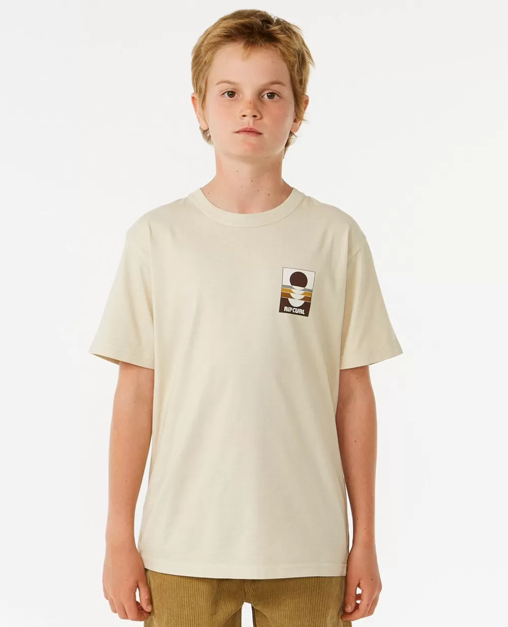 Rip Curl VESTUARIOPARA RAPAZ | Tops e t-shirts>T-shirt De Manga Curta Surf Revivial Peaking Boy Dusty Blue