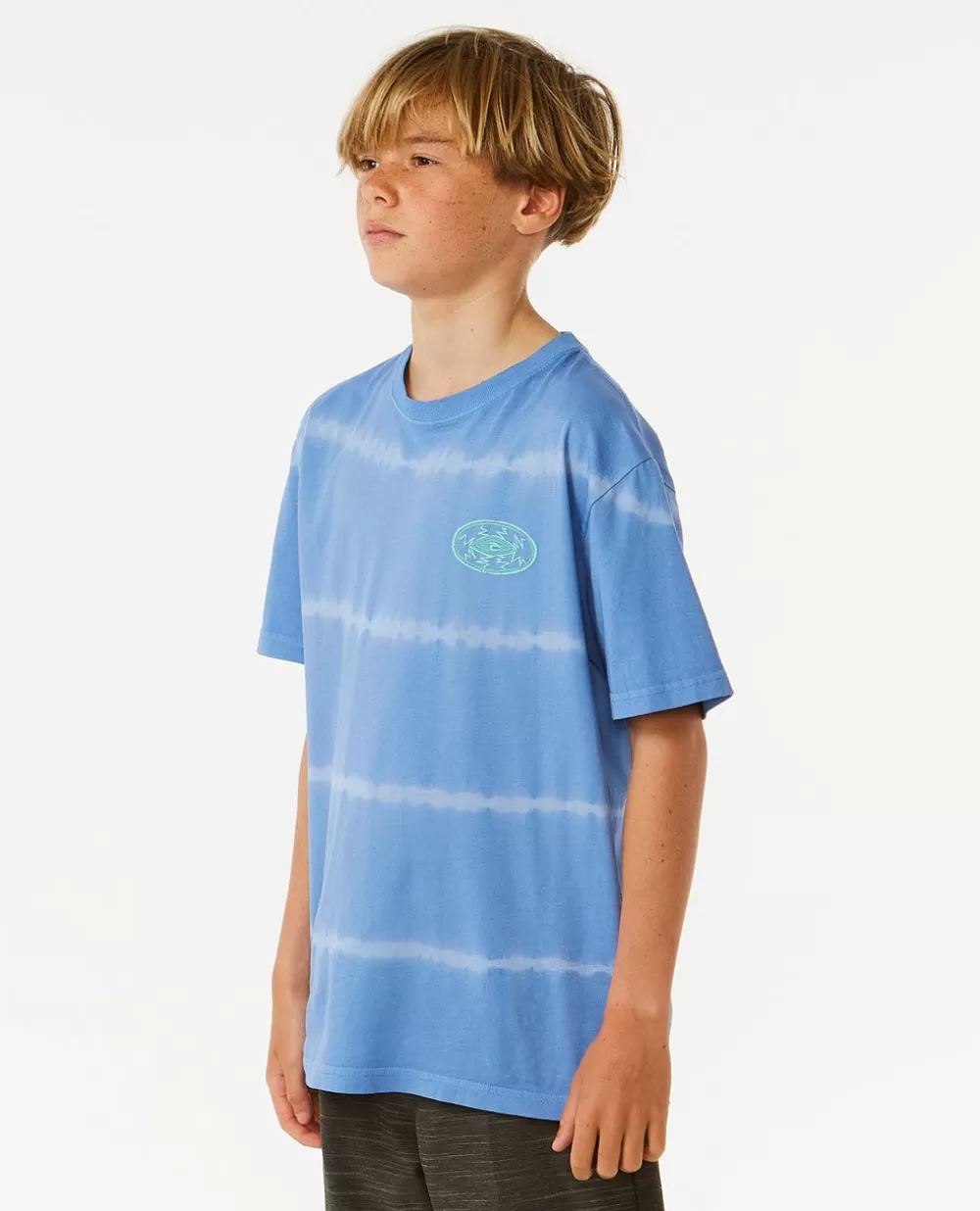 Rip Curl VESTUARIOPARA RAPAZ | Tops e t-shirts>T-shirt De Manga Curta Tie Dye Lost Islands Rapaz Blue Yonder