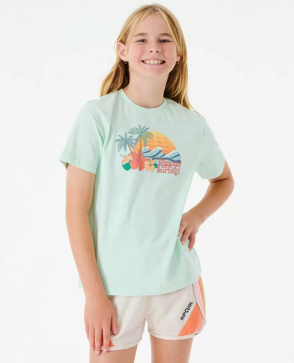 Rip Curl VESTUARIOPARARAPARIGA | Tops e t-shirts>T-shirt Low Tide Para Rapariga