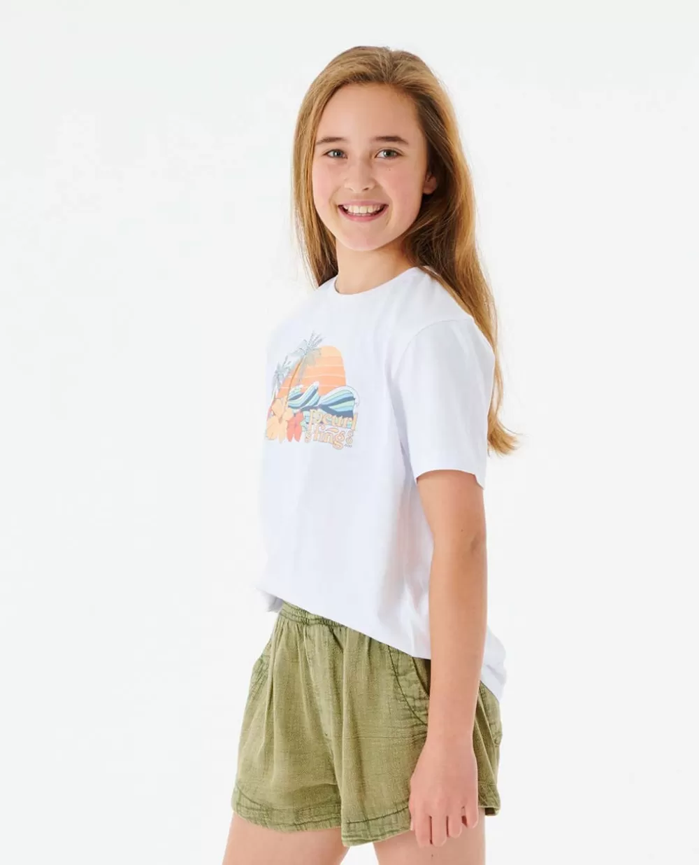 Rip Curl VESTUARIOPARARAPARIGA | Tops e t-shirts>T-shirt Low Tide Para Rapariga