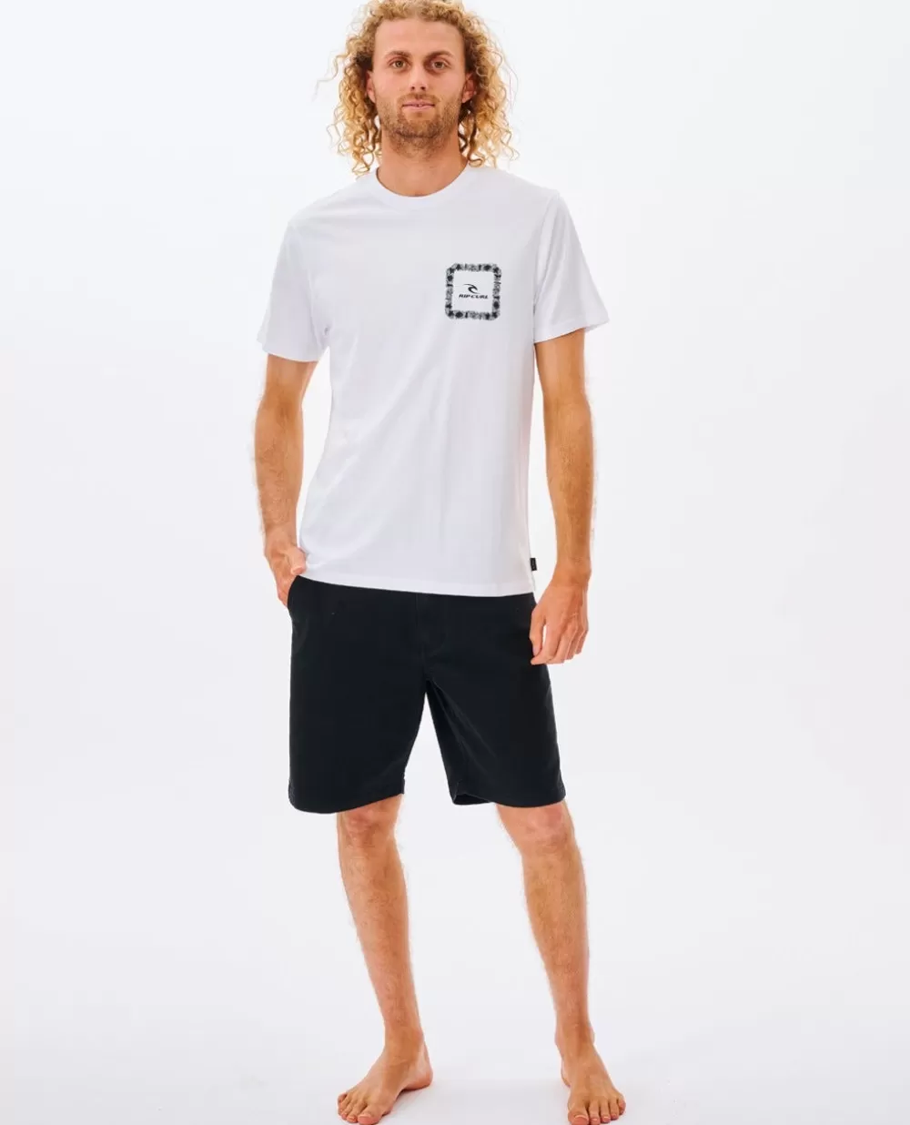 Rip Curl T-shirts e manga cava>T-shirt Medina Icon Black