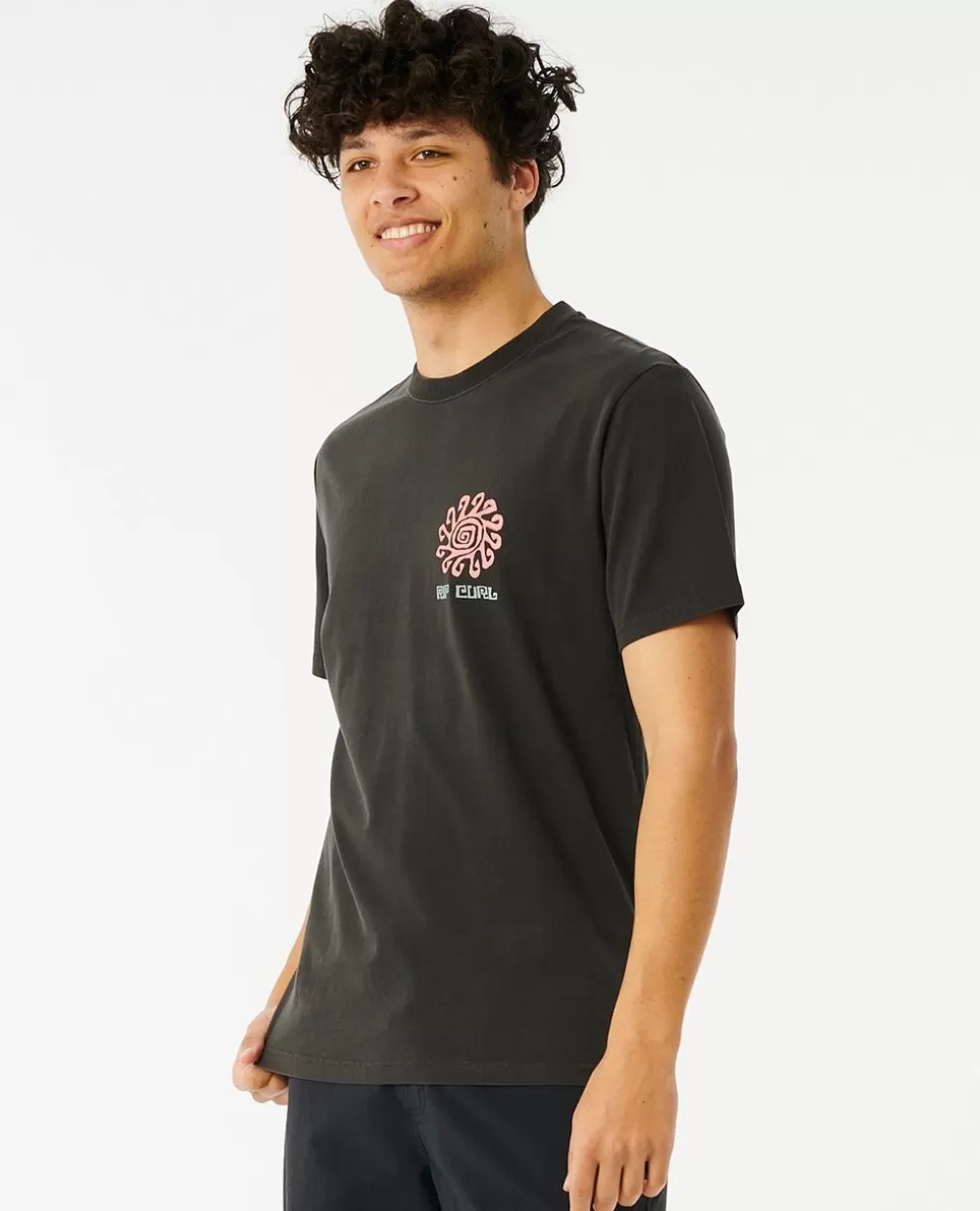 Rip Curl T-shirts e manga cava>T-shirt Searchers Baja Shack Brick