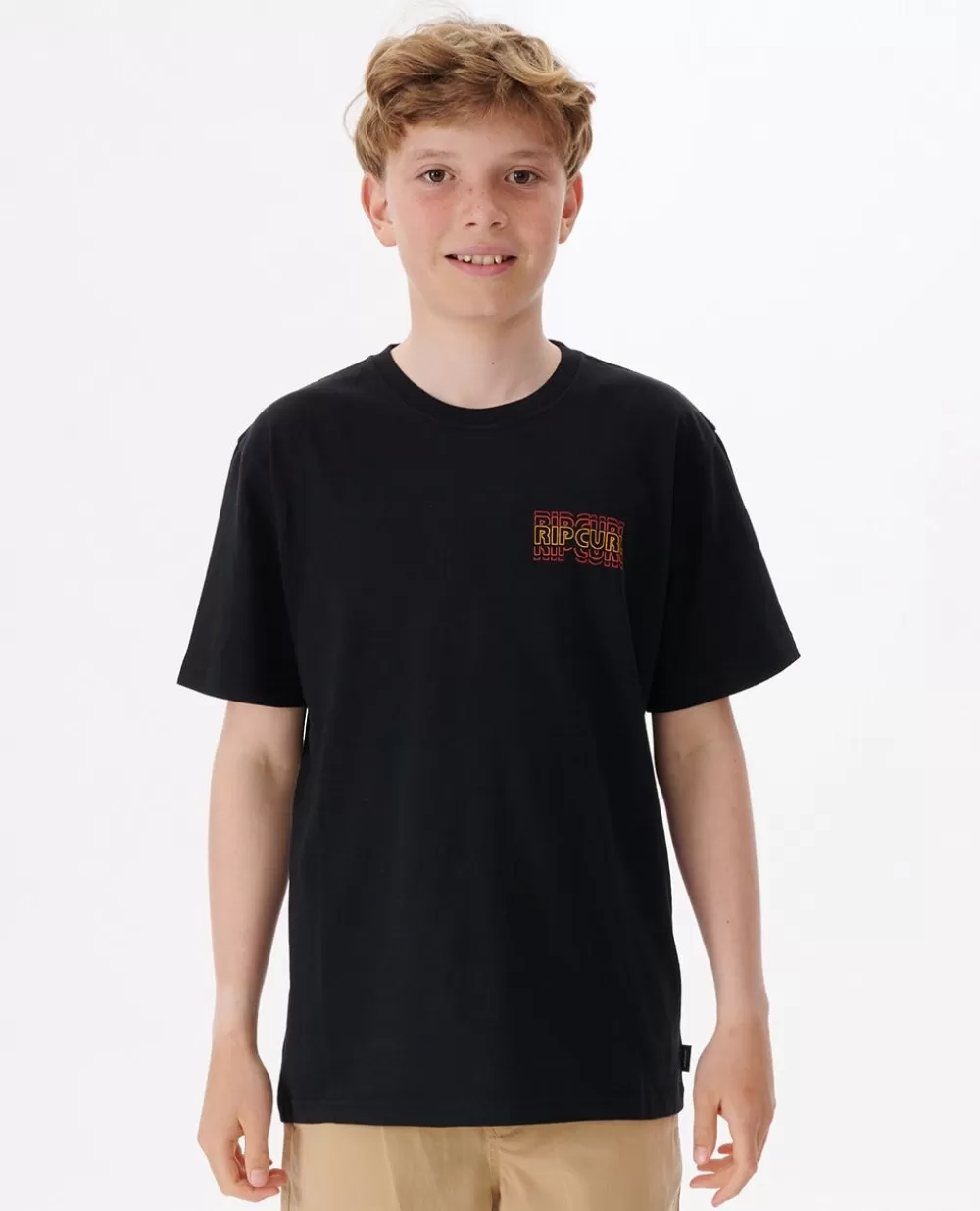 Rip Curl VESTUARIOPARA RAPAZ | Tops e t-shirts>T-shirt Surf Revival Com Logótipo Para Rapaz Yellow Daze