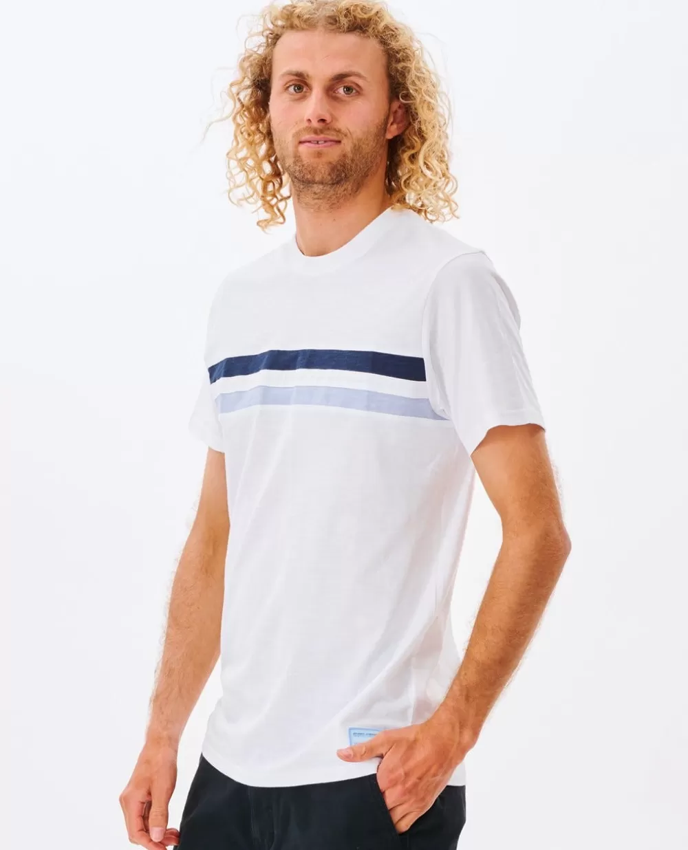 Rip Curl T-shirts e manga cava | Renascimento do surf>T-shirt Surf Revival Stripe