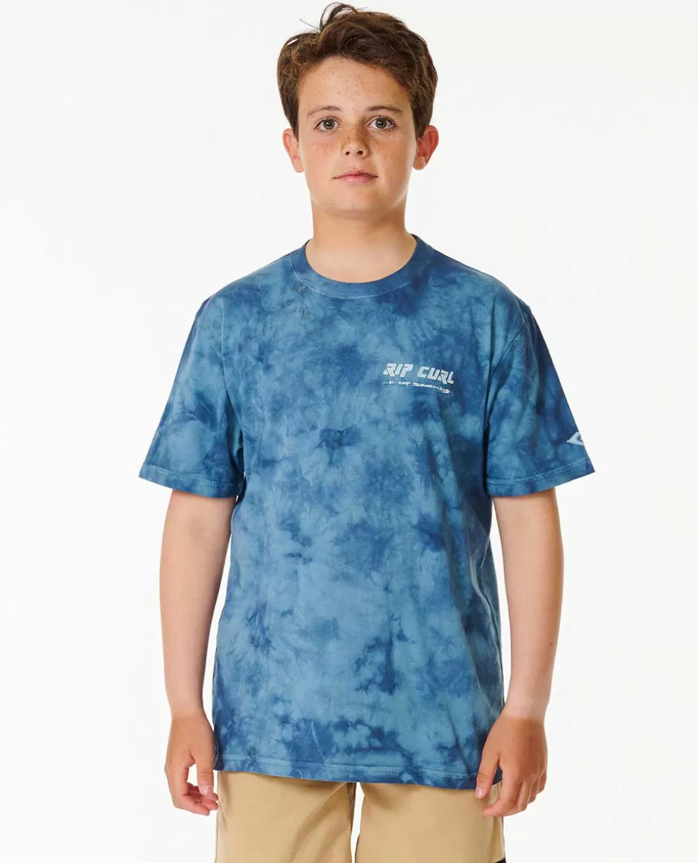 Rip Curl VESTUARIOPARA RAPAZ | Tops e t-shirts>T-shirt Tingida De Manga Curta Pure Surf Para Rapaz Vintage Navy