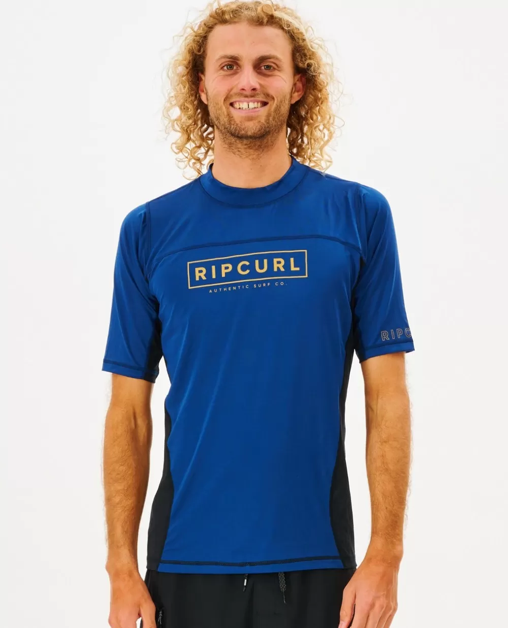 Rip Curl ROUPA DE MERGULHO | Camisolas em rash>T-shirt UV Drive Relazada E Manga Curta Black