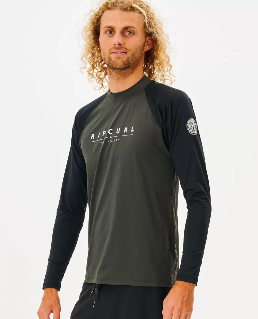 Rip Curl ROUPA DE MERGULHO | Camisolas em rash>T-shirt UV Shockwaves De Manga Comprida Black Marle